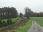 V 200 116 mit einem Sonderzug von Mnster/Westfalen nach Willingen; gedreht am 15.01.2011 irgendwo zwischen den Ortschaften Havixbeck und Billerbeck